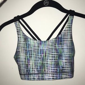 Athlete Girl Printed  Sports Bra